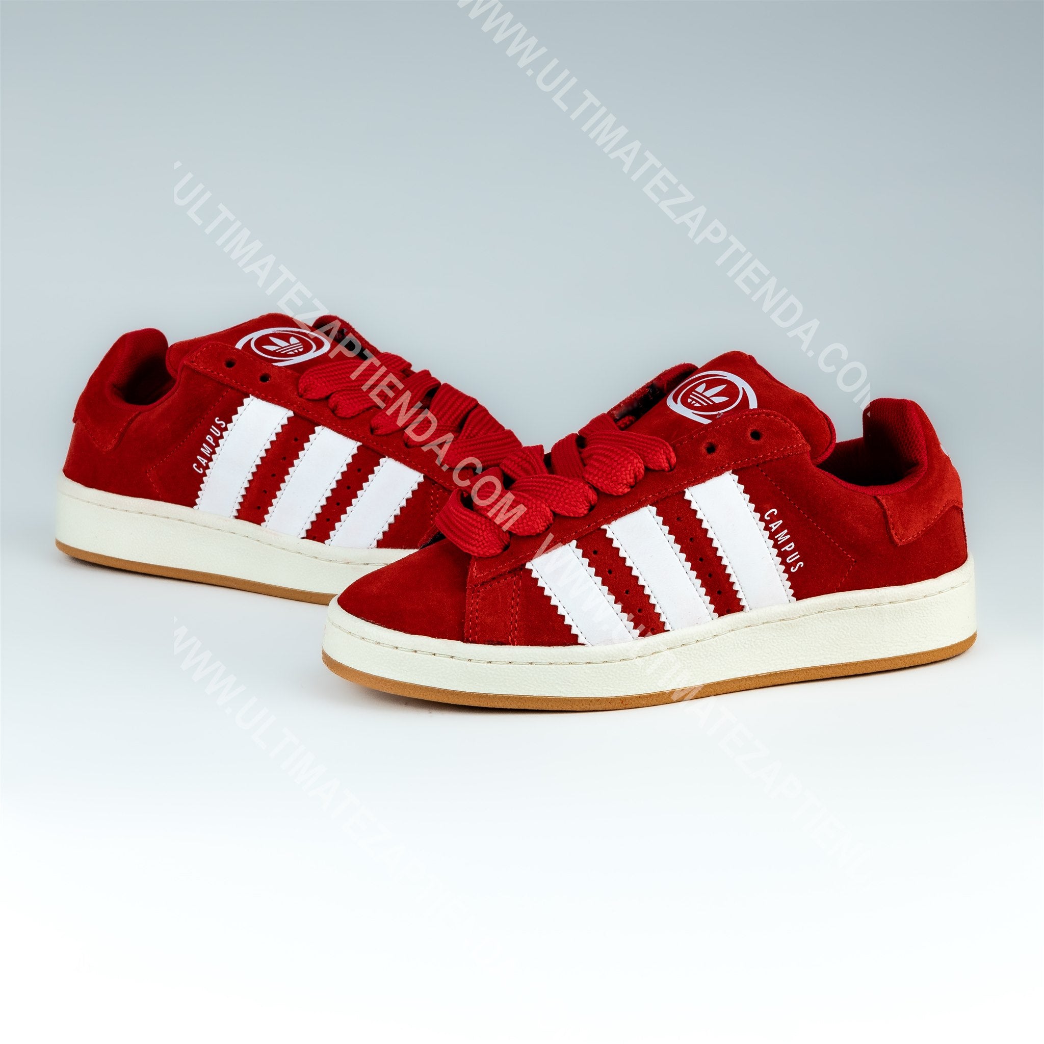 Adidas rojos con blanco hotsell