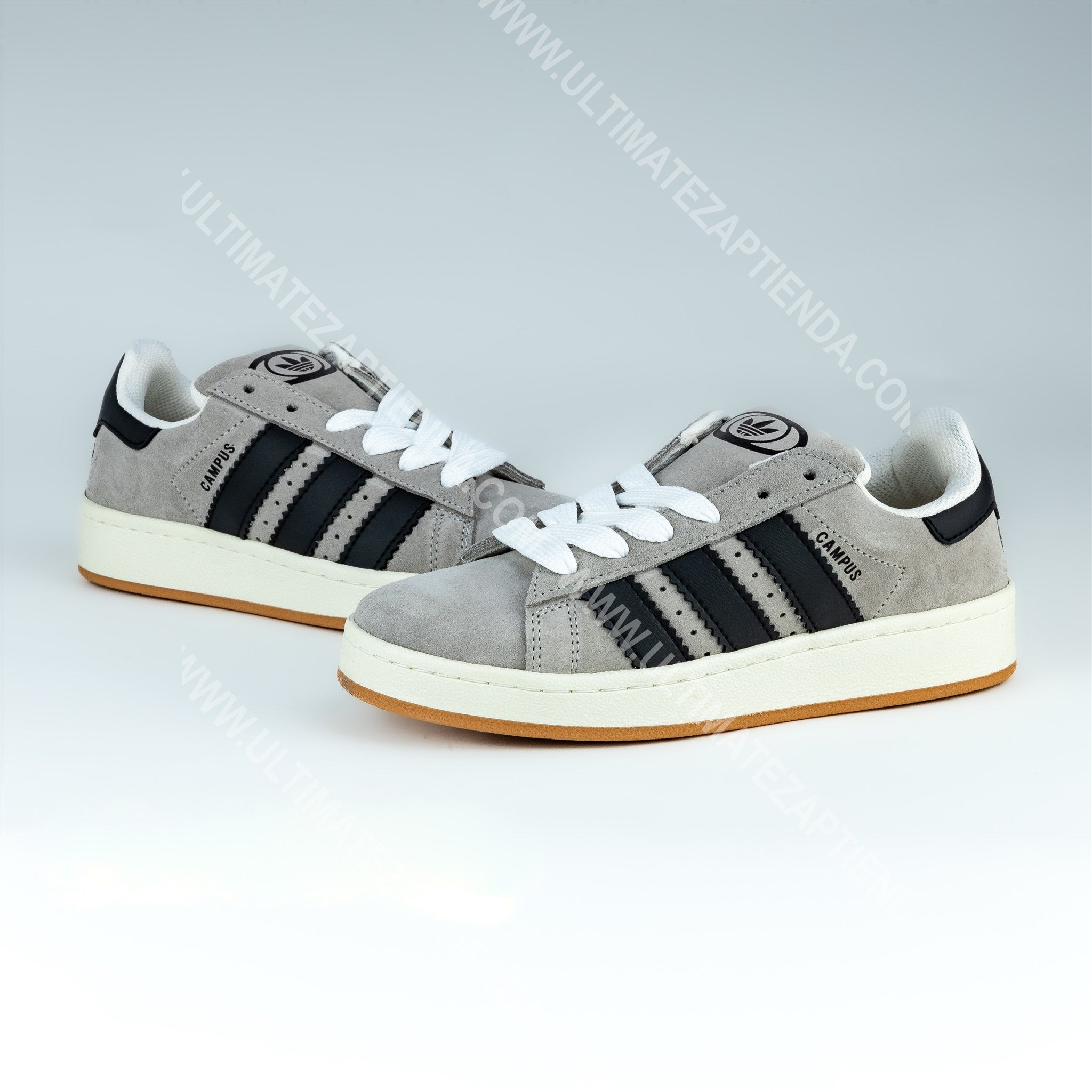 ADIDAS CAMPUS GRIS Y NEGRO